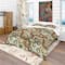 Designart 'Paisley Pattern with Fantasy Background' Vintage Bedding Set - Duvet Cover & Shams